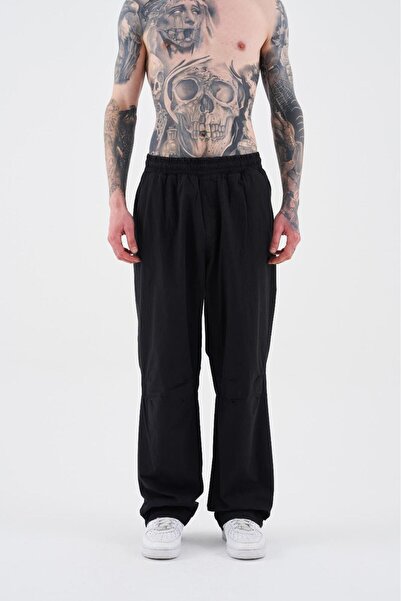 Machinist Ανδρικό παντελόνι Cargo που πλένεται, σε μαύρο χρώμα