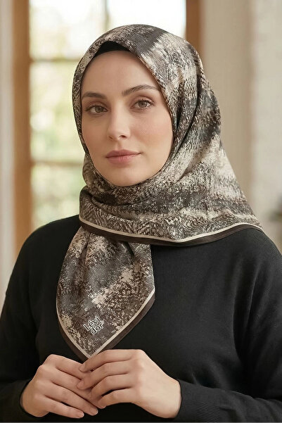 Levidor Crystal Scarf Wave Pattern Green