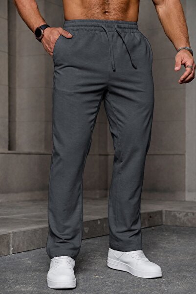 GHASSY CO. Men's Regular Fit Lycra Stretchy Trousers with Lace-Up Waist, No K...