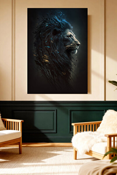 Mushen Studio Tablou decorativ de perete pe pânză, fără ramă, cu fundal negru...