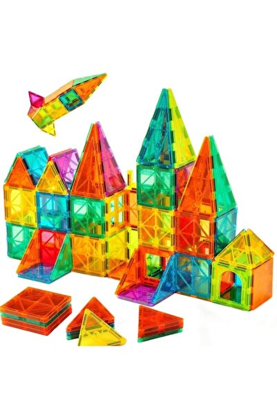 Novotoys Magnetic Building Set with 60 Pieces