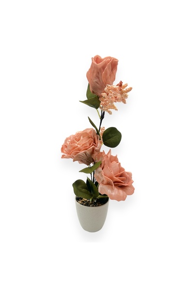 AFO 3-Wire Foam Rose Pot - Champagne