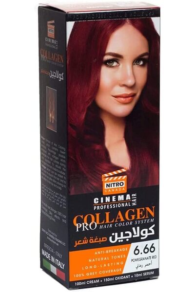 NITRO CANADA نيترو سينما صبغة الكولاجين 6.66 لون احمر روماني