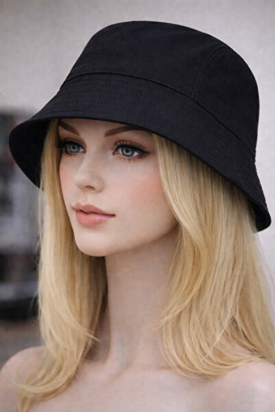 moda nokta Καλοκαιρινό υφασμάτινο καπέλο κουβά, ανδρικό γυναικείο απλό καπέλο...