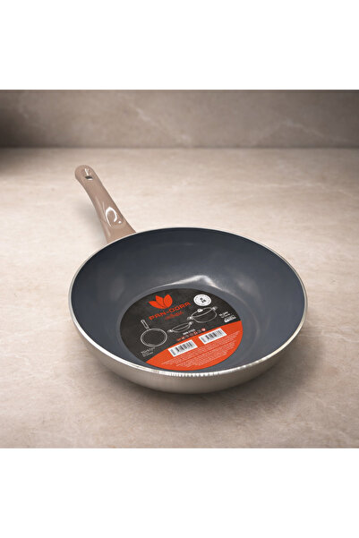 Rivorn مقلاة ووك كريستال دوك من بان-دورا، 28 سم، عميقة، مقاومة للحرارة، غير ل...