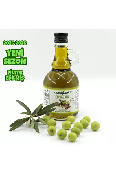 Aydoğanlar Erken Hasat Zeytinyağı Gallone Cam 500 Ml