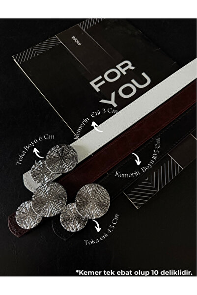 Fiori Γυναικεία ζώνη με στρογγυλή χρυσή πόρπη, ζώνη παντελονιού, ζώνη σακάκι,...