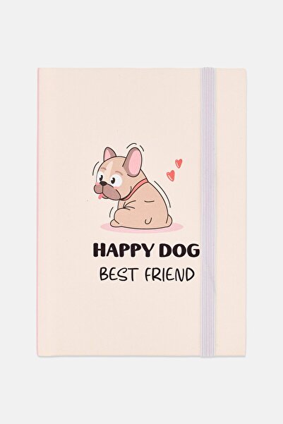 Muy Mucho I Love My Dog Notebook, Beige