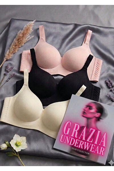 chiara grazia Σουτιέν 3 τεμαχίων B CAP, εισαγόμενο, κομμένο με λέιζερ, χωρίς ...