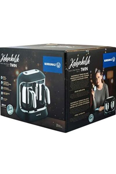 korkmaz züccaciye Korkmaz Kahvekolik Twin Turkish Coffee Machine 800 W A861-0...