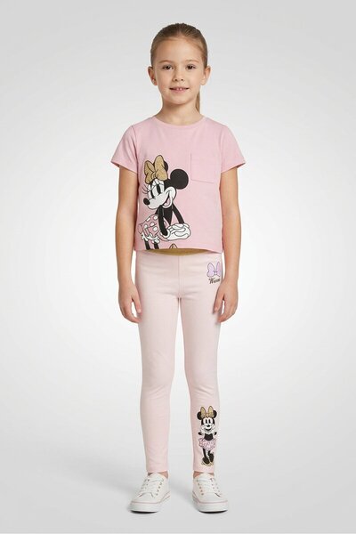 Disney X Mickey And Friends Kids Girl 2 Pieces Top And Bottom Set, Multicolor
