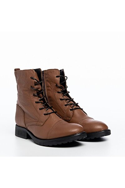 OEM Women's boots, made of genuine leather, Sarah Brown