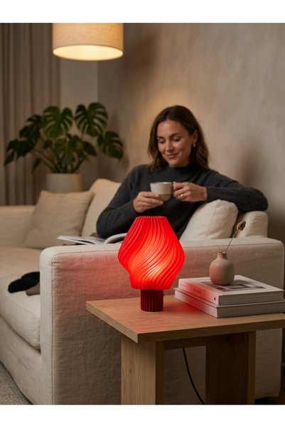 Dynacore Dopamine Twist Table Lamp - Decorative Night Light - Modern Design Ambiance Lighting