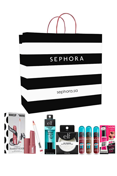 Sephora Beauty Eid Package Makeup Products Set 3Pcs Lip Gloss Lip Plumper Pri...