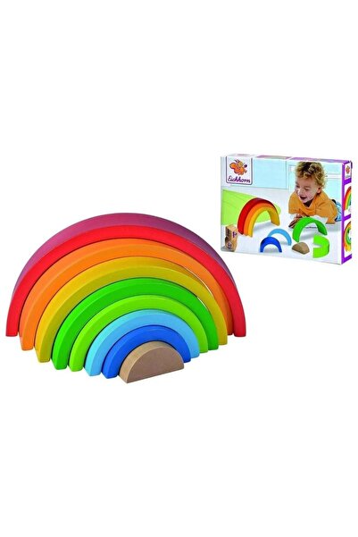 Eichhorn Wooden 8-Piece Rainbow