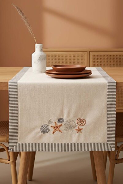 Rivaİstanbul Marine Embroidered Runner 50X130 cm