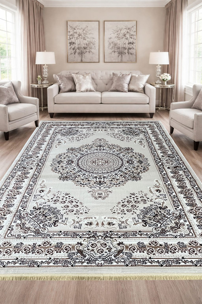 ünalcarpet 4 Metrekare - 6 Metrekare Modern Salon Ve Oturma Odası Halısı Yumu...
