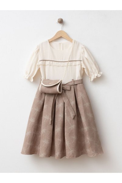 Cherrys Bebek Jacquard Pi.Leli. Girl's Dress