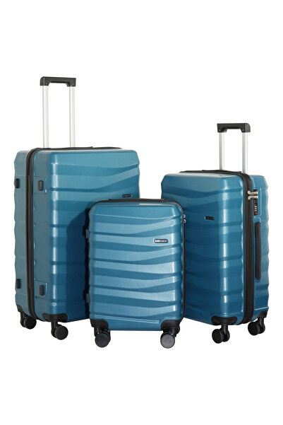 Flieger Luggage Set, ABS Material including Carry On Cabin Sizes, 20/24/28 In...