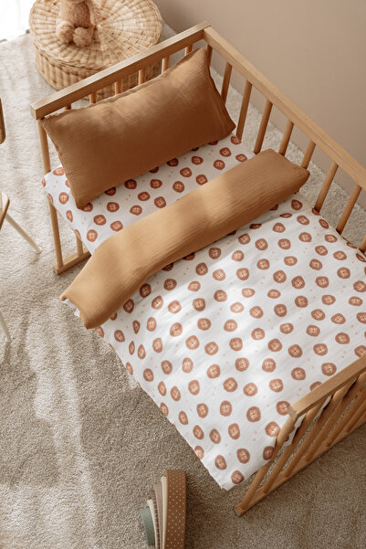 TBA COLLECTION Κάλυμμα Παπλώματος Montessori Muslin (100x200 εκ.) - Σετ Ελαστ...
