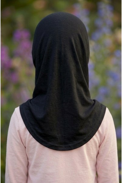 Sonbaharmoda Girl's Ready-Made Hijab Scarf – Practical Snap-On Hijab |   Flexible Viscose Fabric Daily & Prayer Headscarf