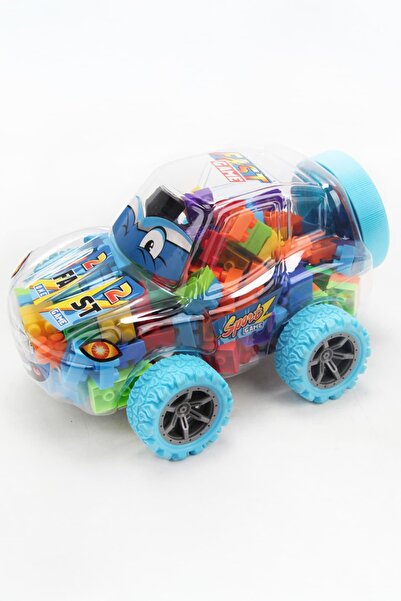 Miniso Büyük Oyun Bloğu - Spor Araba (Mavi)