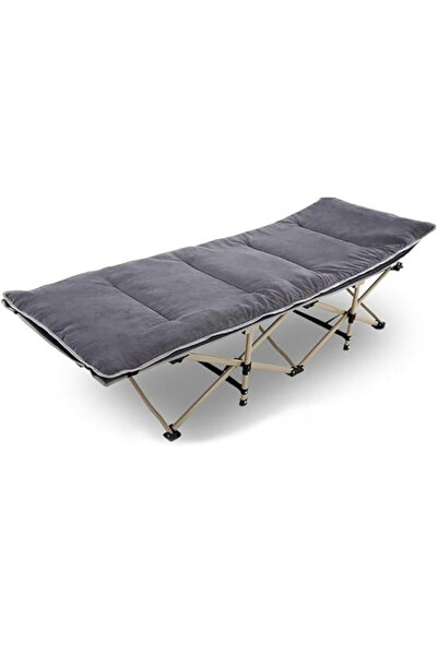 AutoFamily سرير تخييم محمول قابل للطي شديد التحمل، مع حقيبة حمل - سرير نوم (ر...