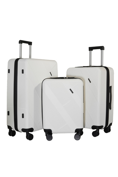 Flieger Luggage Set, ABS Material including Carry On Cabin Sizes, 20/24/28 In...