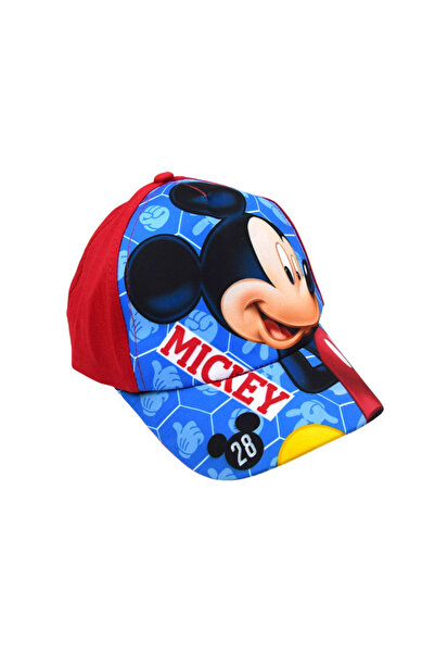 Disney Șapcă pentru băieți, Bumbac, Mickey Mouse 28, Roșu