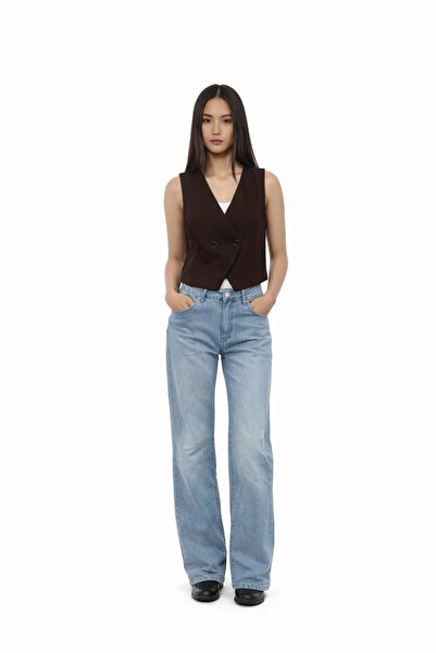 VENA Kadın Emilie Smoky Grey Bootcut Jean Pantolon - Smoky Grey
