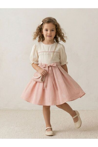 Cherrys Bebek Jacquard Pi.leli. Rochie pentru fete