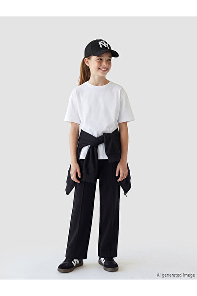LC Waikiki Crew Neck Basic Girl's T-Shirt