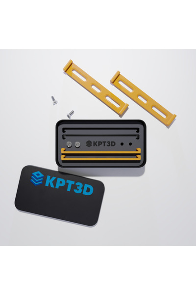 KPT3D Invisible License Plate Holder Orange