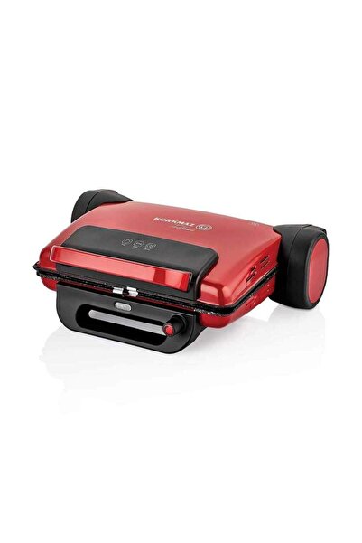 KORKMAZ Korkmaz Tostema Midi Toaster A810-04, 1800W Sandwich and Grill Maker, 4 Slice Capacity