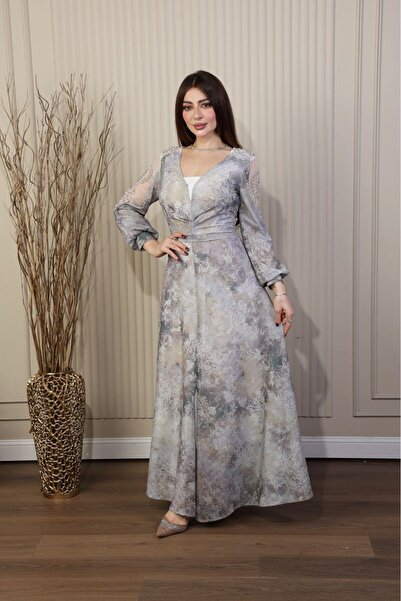 ٌRominz fashion Luxurious Embroidered Evening Dress - Fast Uk Domestic Delivery