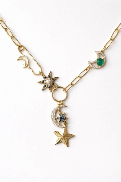 CHARMLUCKY ÖZEL SERİ AY YILDIZ CHARM KOLYE
