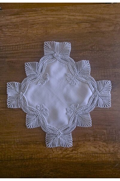 ZESA HOME Luxury Zigon Coffee Table Cover with French Lace