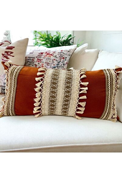 DNC home tekstil Special Design Cream Color Brown Lace Throw Pillow Cover [35...