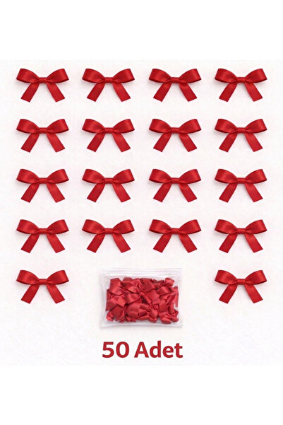 Mavi Masal Red Wedding Candy, Decorative Ribbon, Ready-Made Bow Satin Ribbon ...