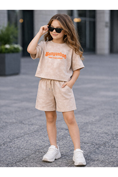 KOKOŞ BEBEK طقم بناتي من قماش المودال - للأعمار من 7 إلى 16 سنة - 31696