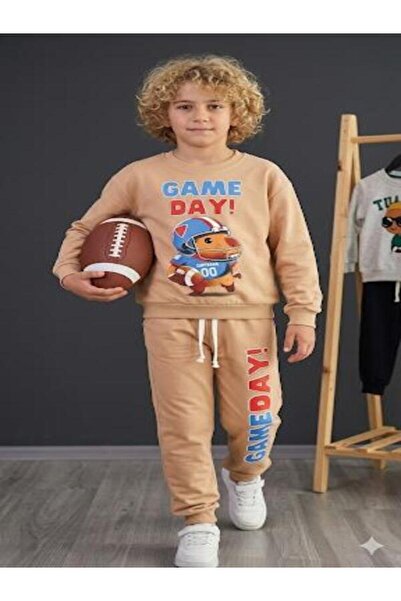 ÖRZİ Kids ΕΠΟΧΙΑΚΟ εμπριμέ σετ φόρμας για αγόρια με 2 κορδόνια, για 9/12 ετών