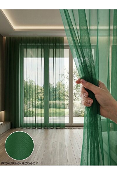 LEVENT ÖZEL PratikTül Armül Orta Işık Geçirgen Tül Perde 300x255 cm
