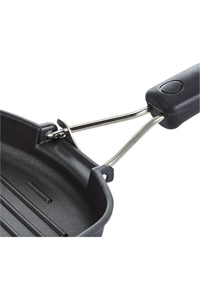 KORKMAZ Korkmaz Fine-Cast Practical Grill Pan, 28 x 28 cm Cast Aluminium Non-Stick, Oven Safe