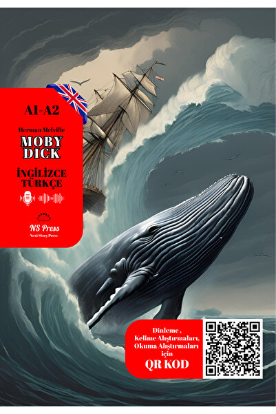 TGR Yayıncılık İNGİLİZCE-TÜRKÇE HİKAYE MOBY DICK