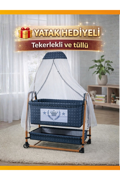 modabebekler Anne Yanı Beşik Yatak Hediyeli Sallanır ve Sabitleyici Özellikli...