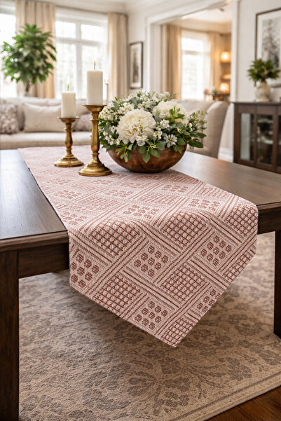 Pilloveland Buldan Runner - Traditional Woven with Natural Cotton 40*140 cm