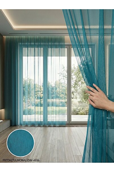 LEVENT ÖZEL PratikTül Armül Orta Işık Geçirgen Tül Perde 300x255 cm