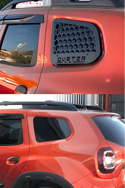 DEPO GARAGE Dacia Duster 2010-2018 Tam Uyumlu Arka Kelebek Cam Izgarası Metal...