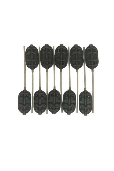 LAZY FISH Method feeder classic cu tija 90g 10buc