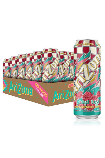 Arizona Raspberry Iced Tea 650ml Cans (24 Pack)